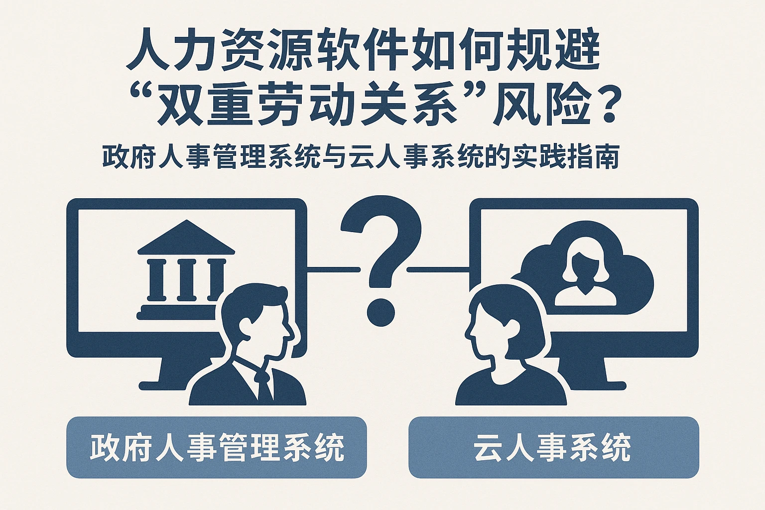 人力资源软件如何规避“双重劳动关系”风险？政府人事管理系统与云人事系统的实践指南