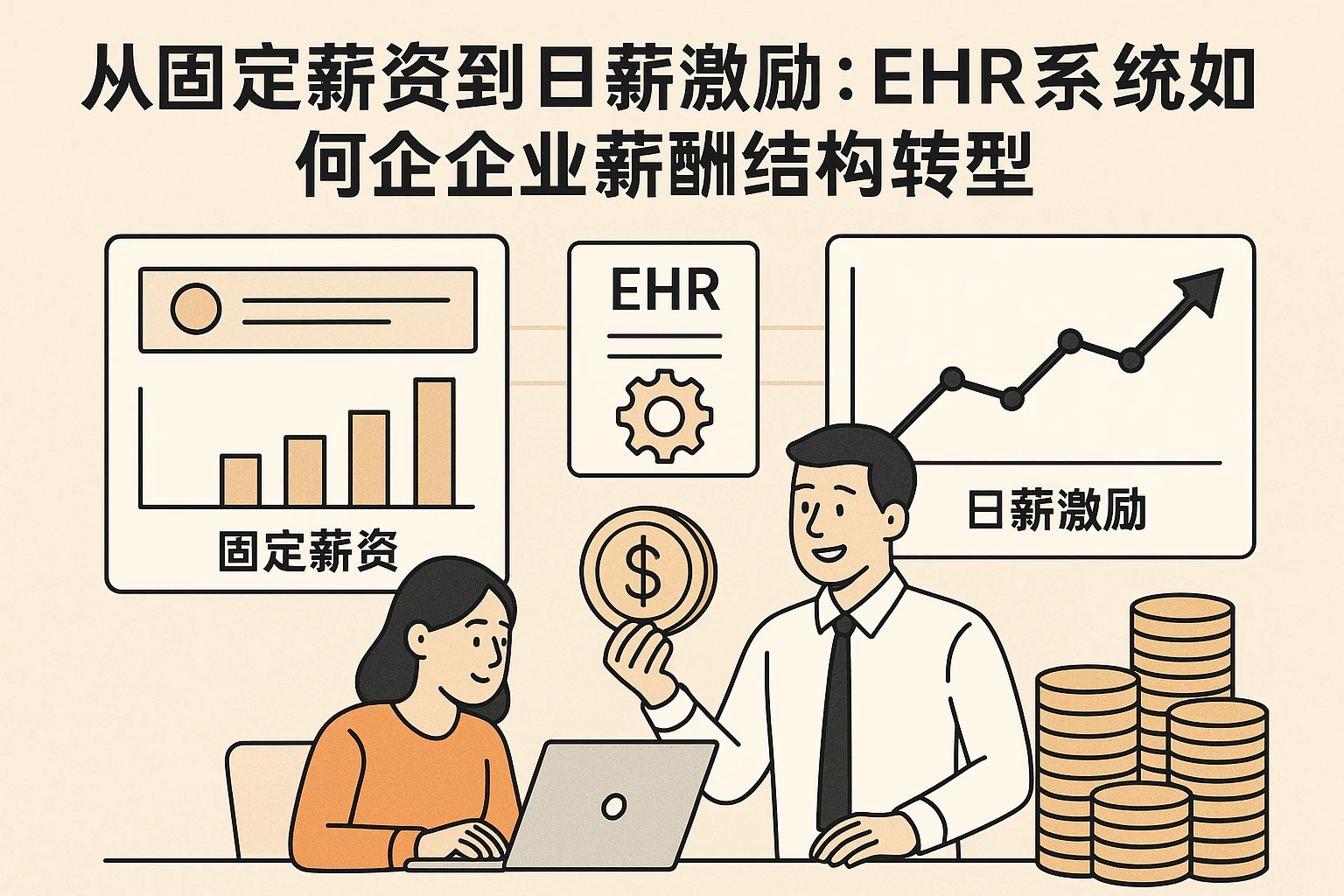 从固定薪资到日薪激励：EHR系统如何助力企业薪酬结构转型