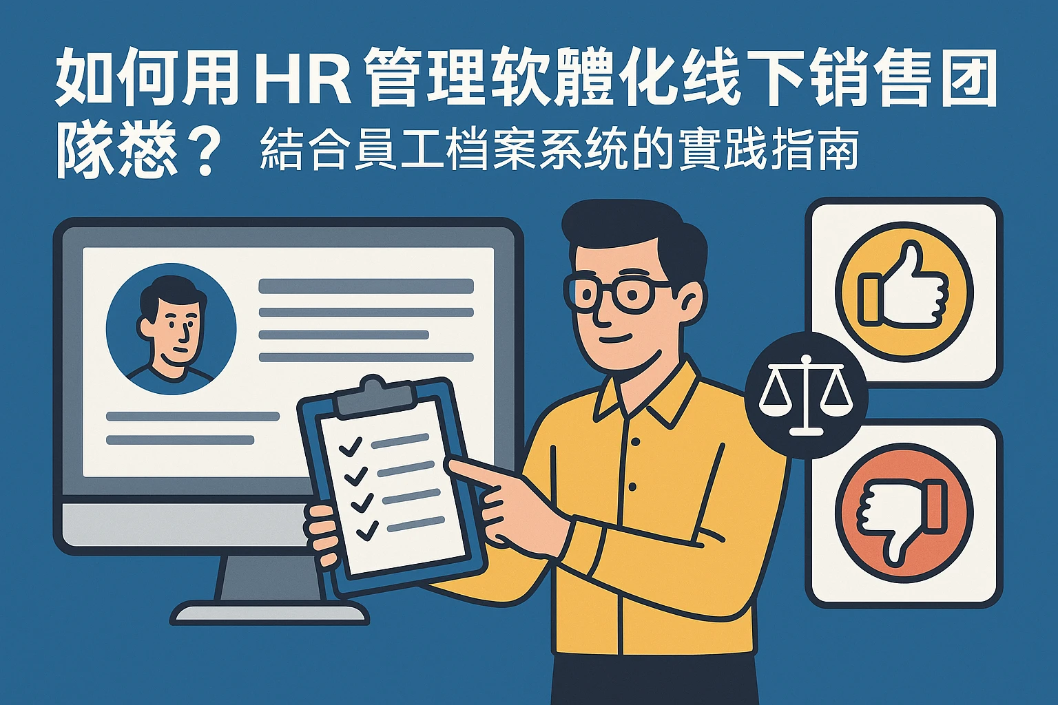 如何用HR管理软件优化线下销售团队奖惩？结合员工档案系统的实践指南
