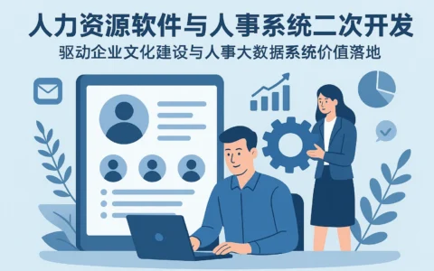 人力资源软件与人事系统二次开发:驱动企业文化建设与人事大数据系统价值落地