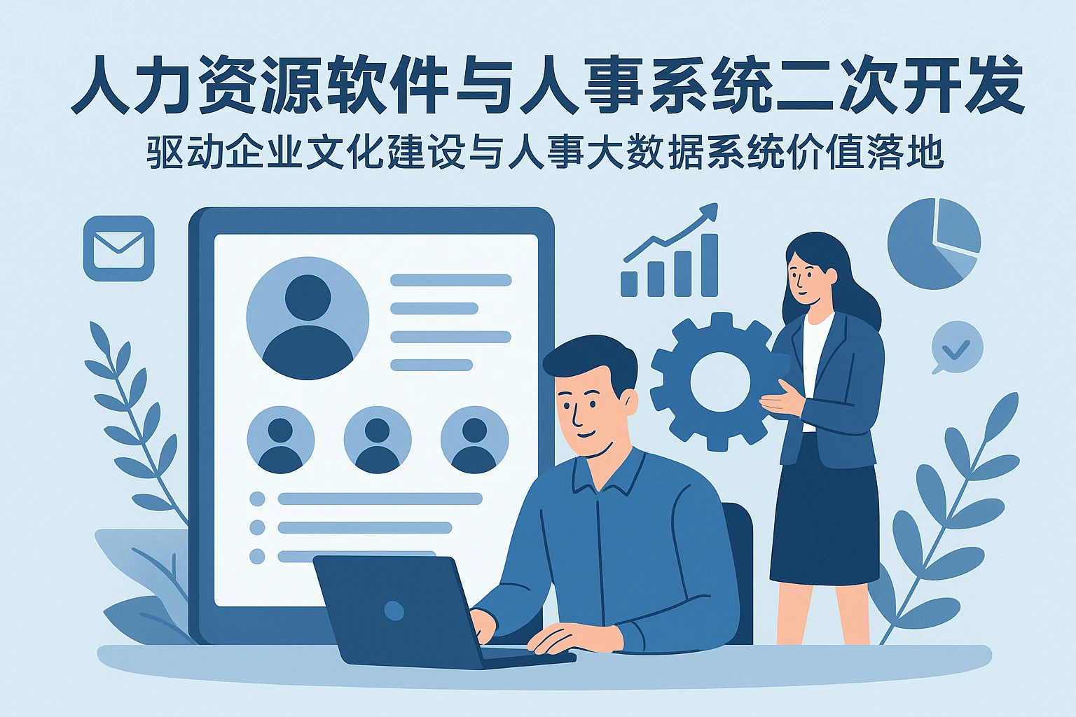 人力资源软件与人事系统二次开发：驱动企业文化建设与人事大数据系统价值落地