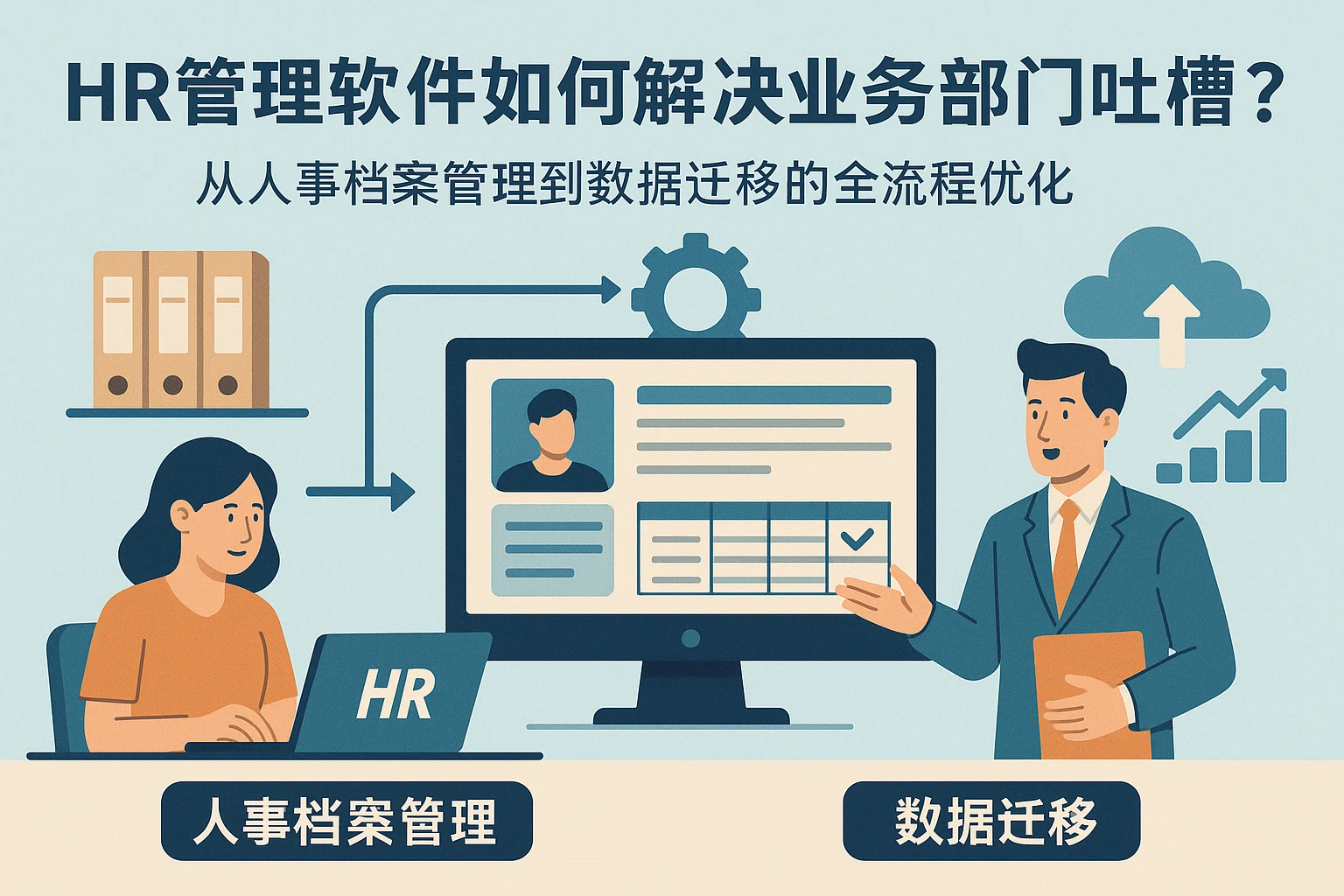 HR管理软件如何解决业务部门吐槽？从人事档案管理到数据迁移的全流程优化