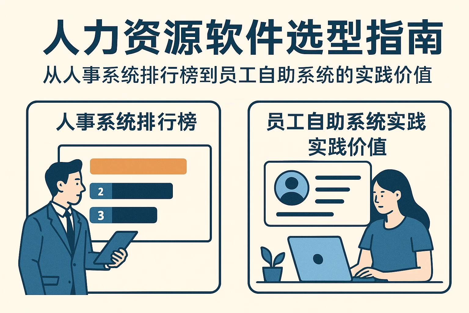 人力资源软件选型指南：从人事系统排行榜到员工自助系统的实践价值