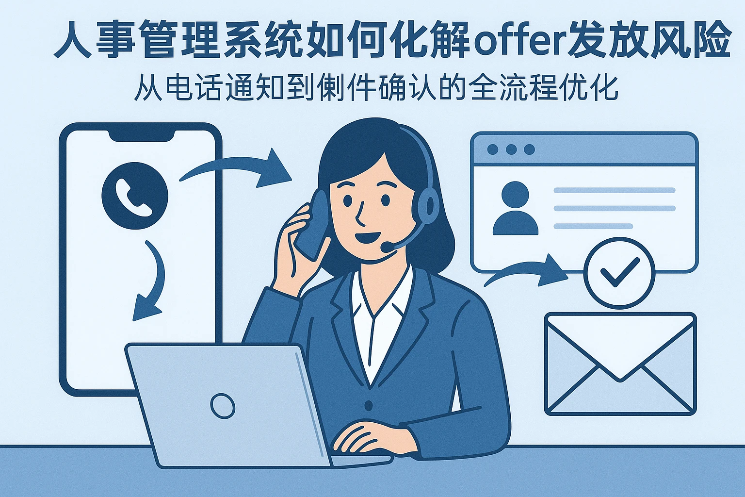 人事管理系统如何化解offer发放风险？从电话通知到邮件确认的全流程优化