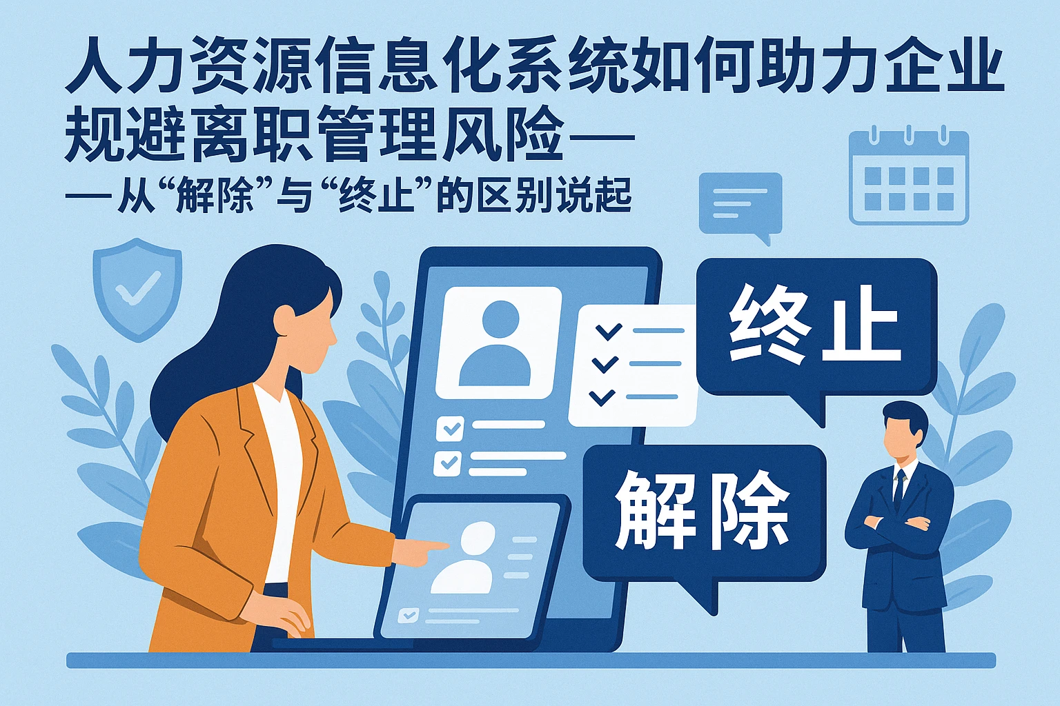 人力资源信息化系统如何助力企业规避离职管理风险——从“解除”与“终止”的区别说起