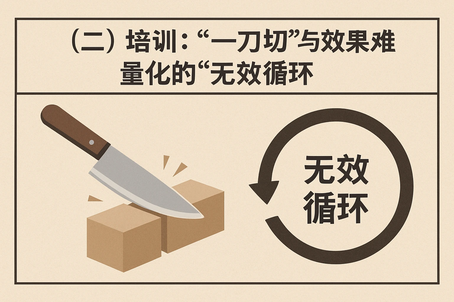 （二）培训：“一刀切”与效果难量化的“无效循环”