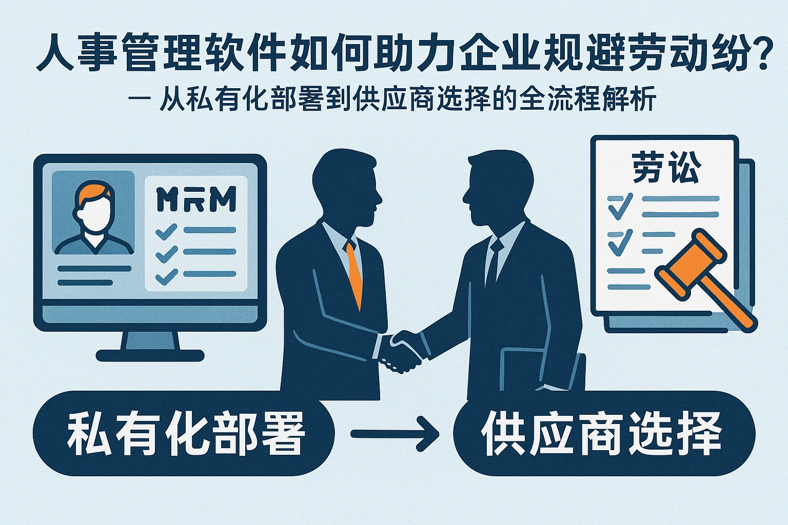 人事管理软件如何助力企业规避劳动纠纷？——从私有化部署到供应商选择的全流程解析