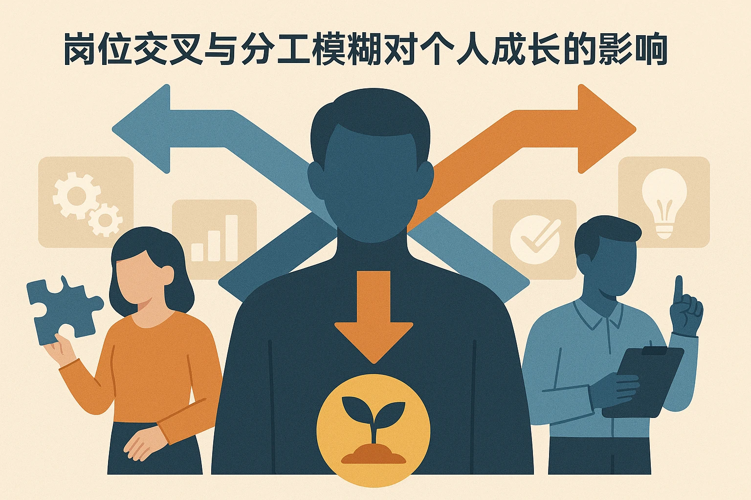岗位交叉与分工模糊对个人成长的影响