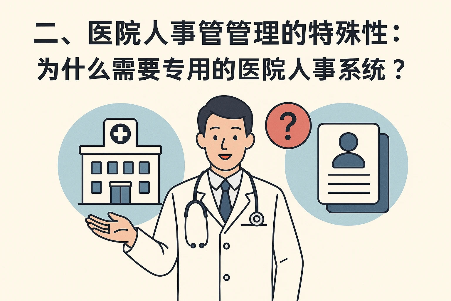 二、医院人事管理的特殊性：为什么需要专用的医院人事系统？
