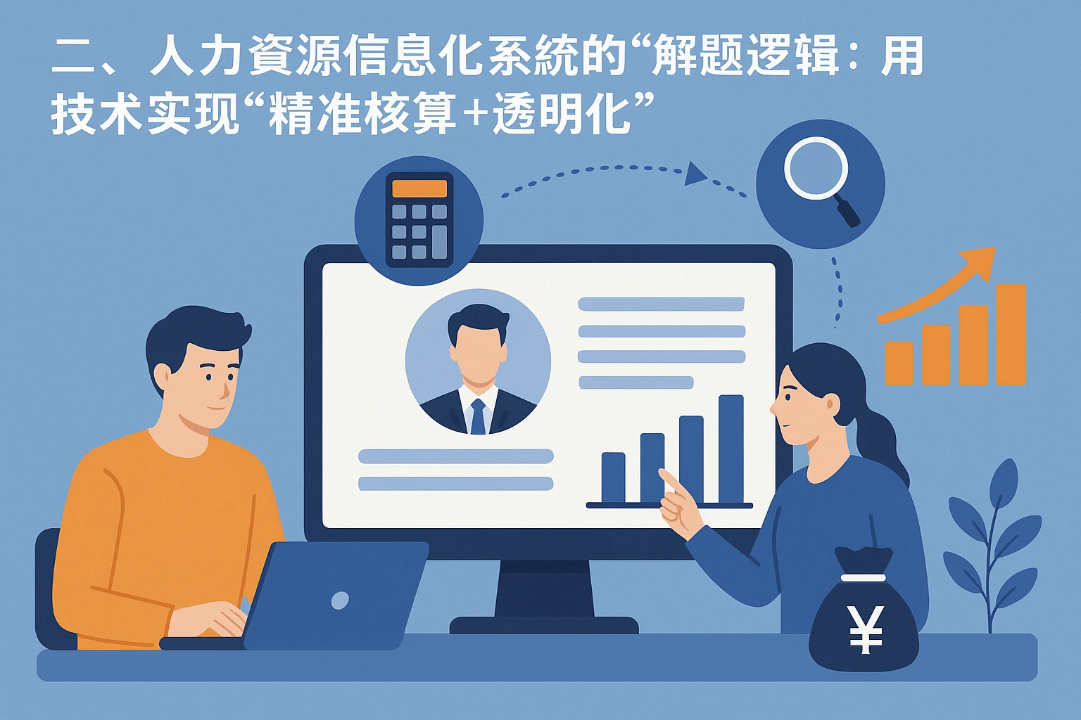 二、人力资源信息化系统的“解题逻辑”：用技术实现“精准核算+透明化”
