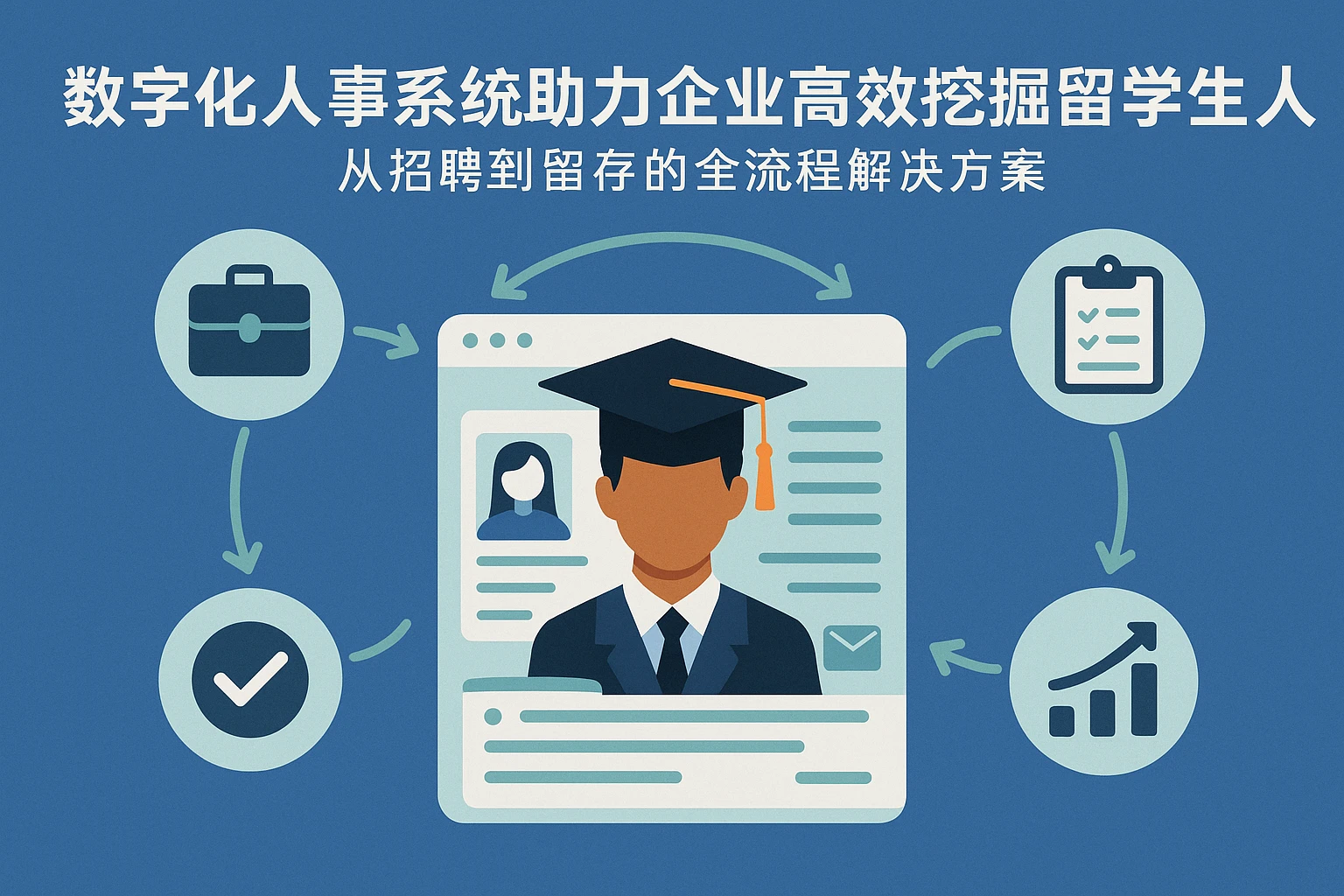数字化人事系统助力企业高效挖掘留学生人才——从招聘到留存的全流程解决方案