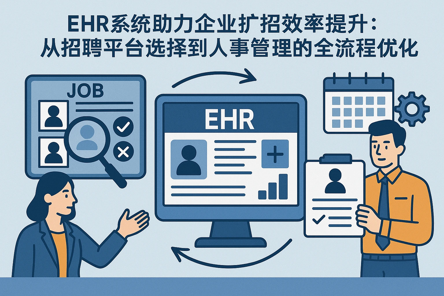 EHR系统助力企业扩招效率提升：从招聘平台选择到人事管理的全流程优化