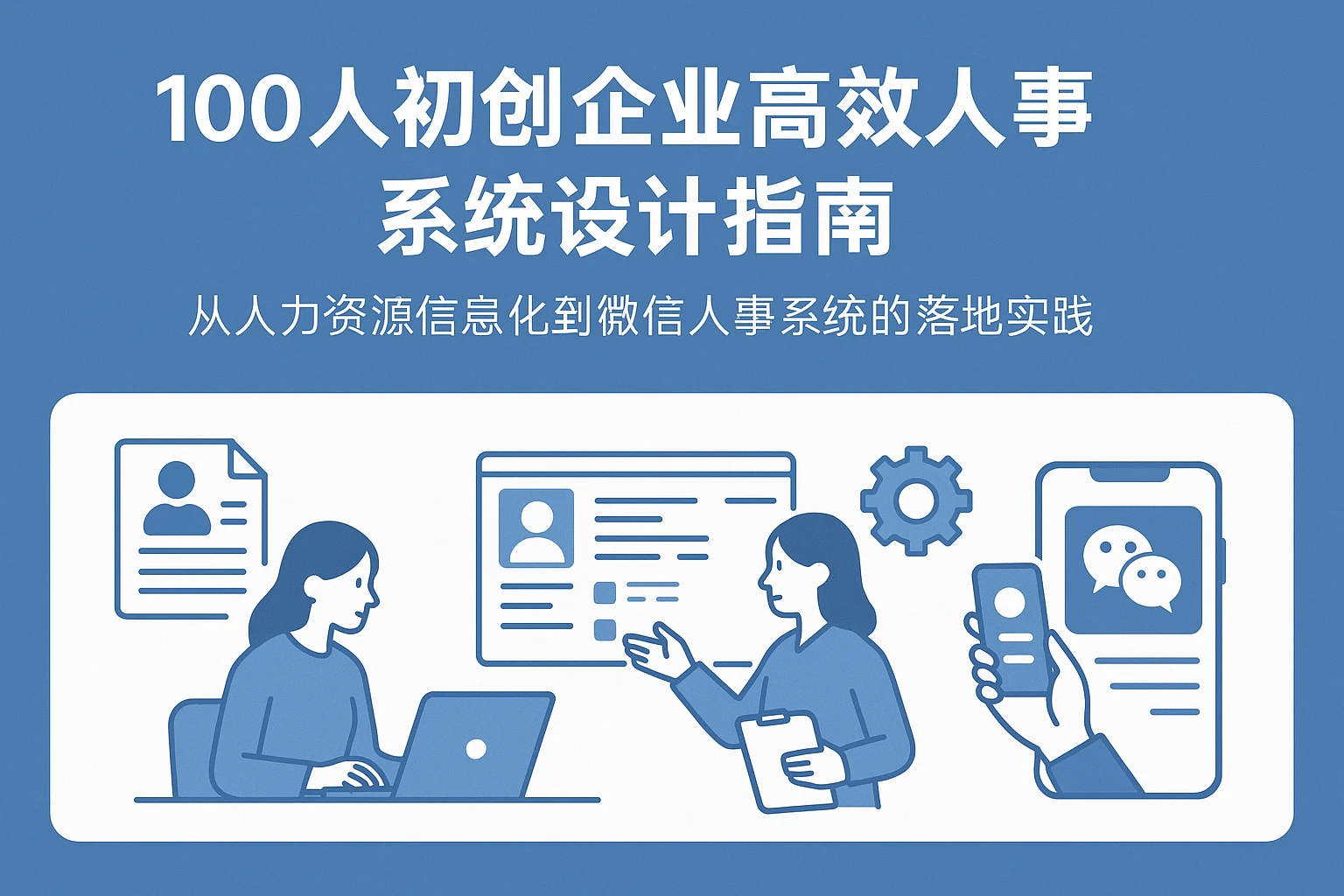 100人初创企业高效人事系统设计指南：从人力资源信息化到微信人事系统的落地实践