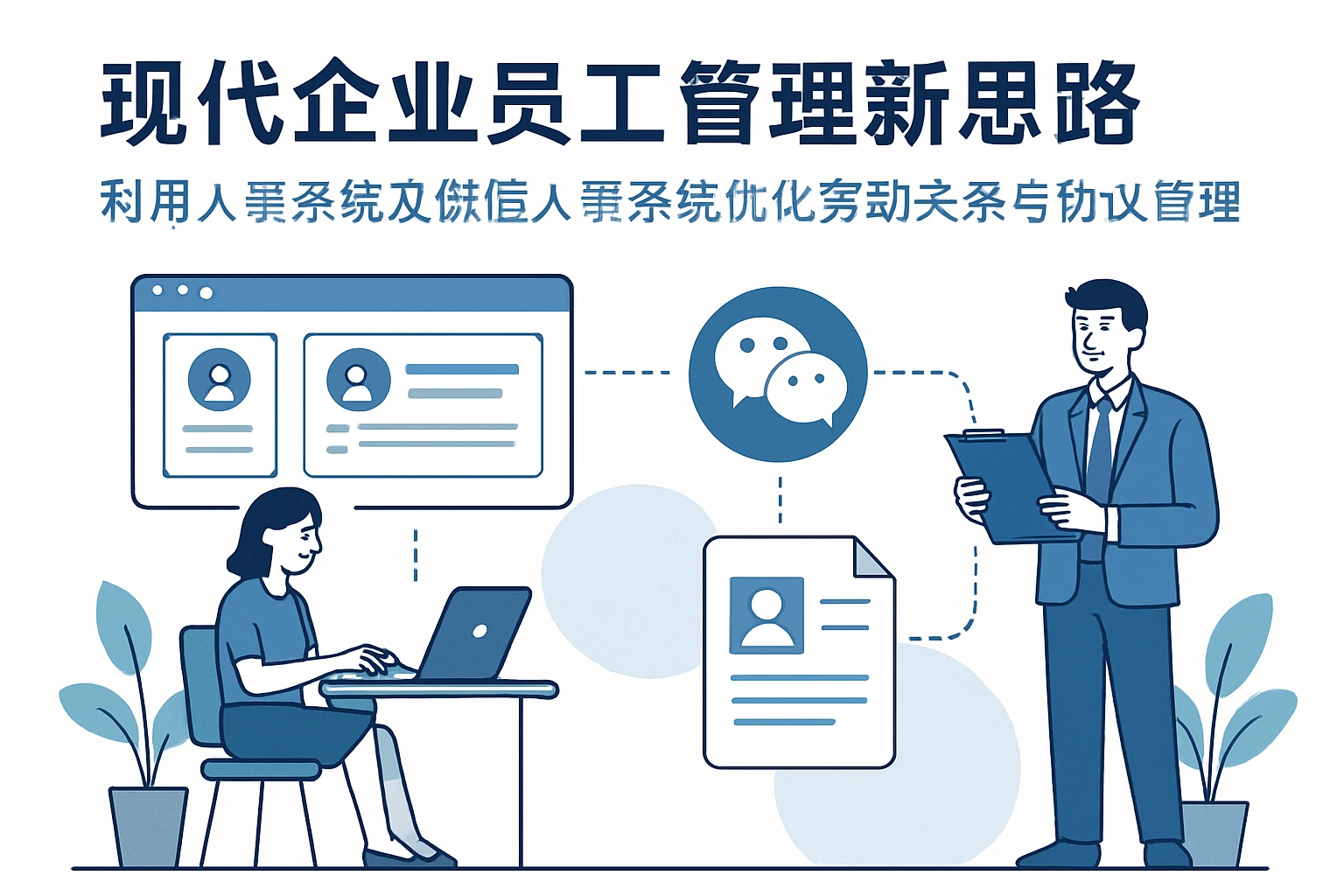 现代企业员工管理新思路：利用人事系统及微信人事系统优化劳动关系与协议管理