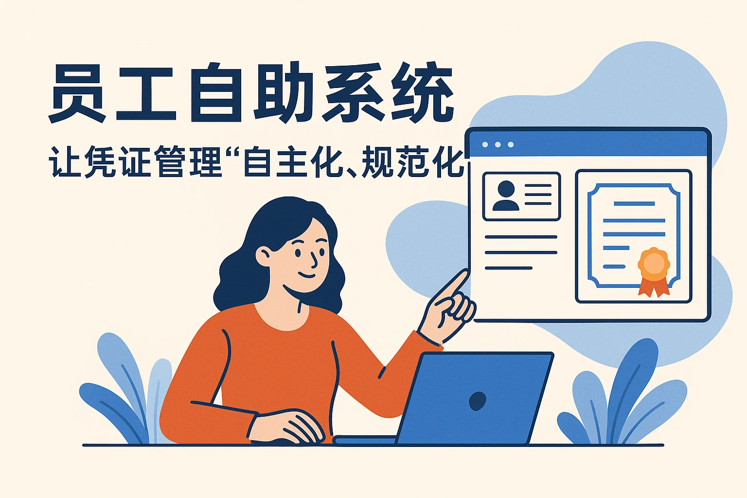 1. 员工自助系统：让凭证管理“自主化、规范化”