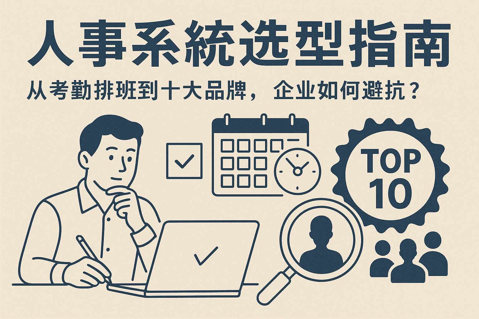 人事系统选型指南：从考勤排班到十大品牌，企业如何避坑？