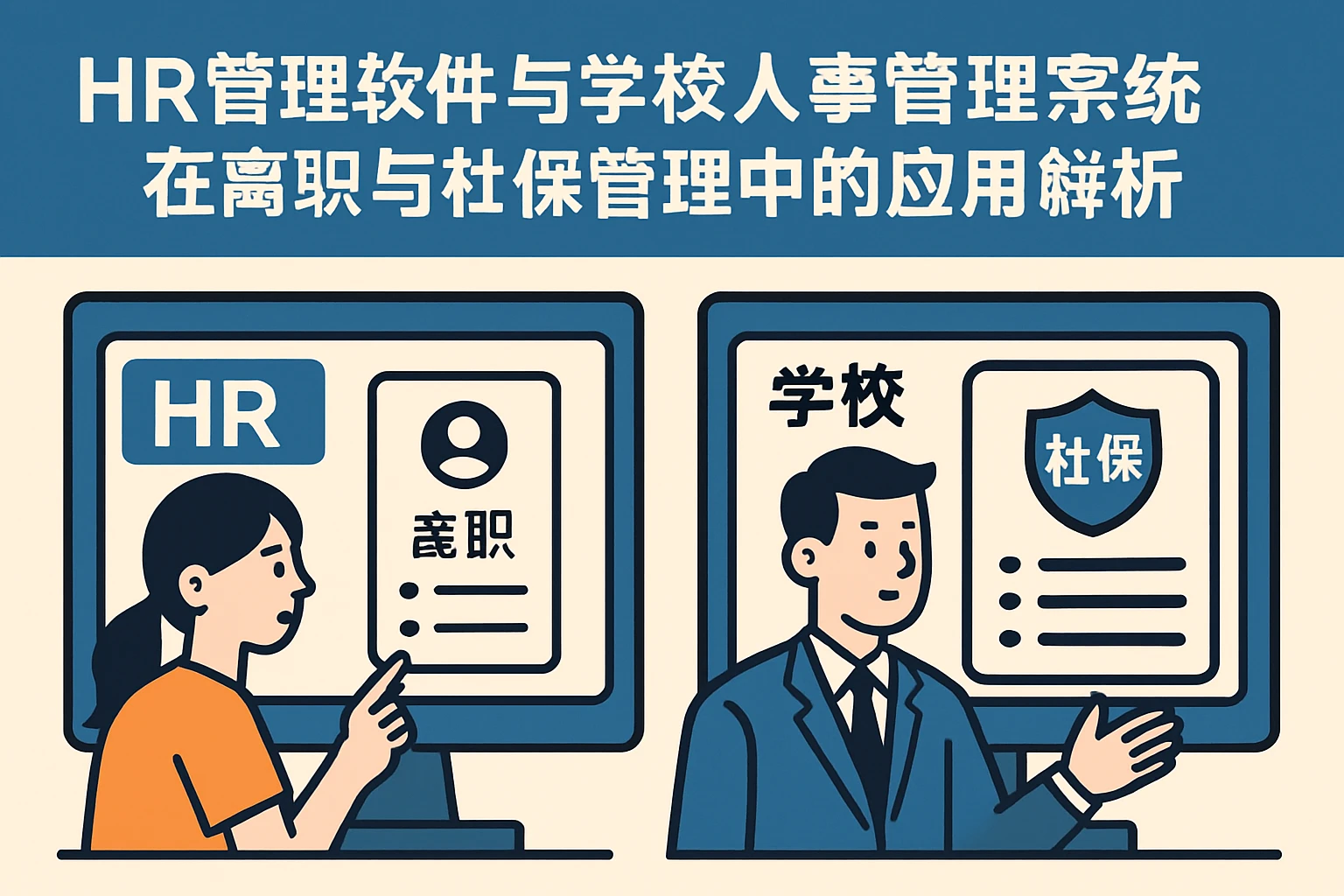 HR管理软件与学校人事管理系统在离职与社保管理中的应用解析