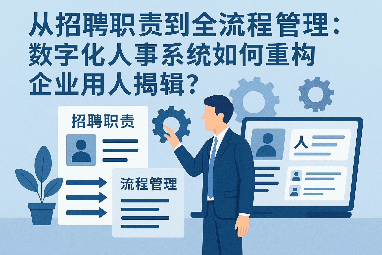 从招聘职责到全流程管理：数字化人事系统如何重构企业用人逻辑？
