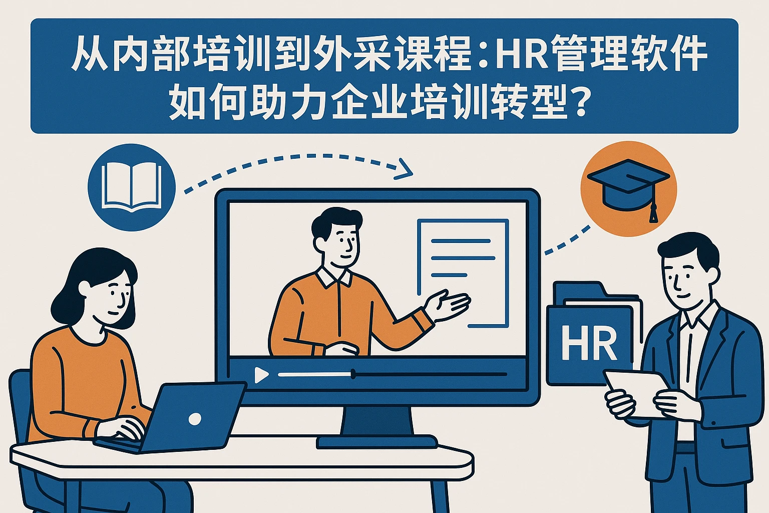 从内部培训到外采课程：HR管理软件如何助力企业培训转型？