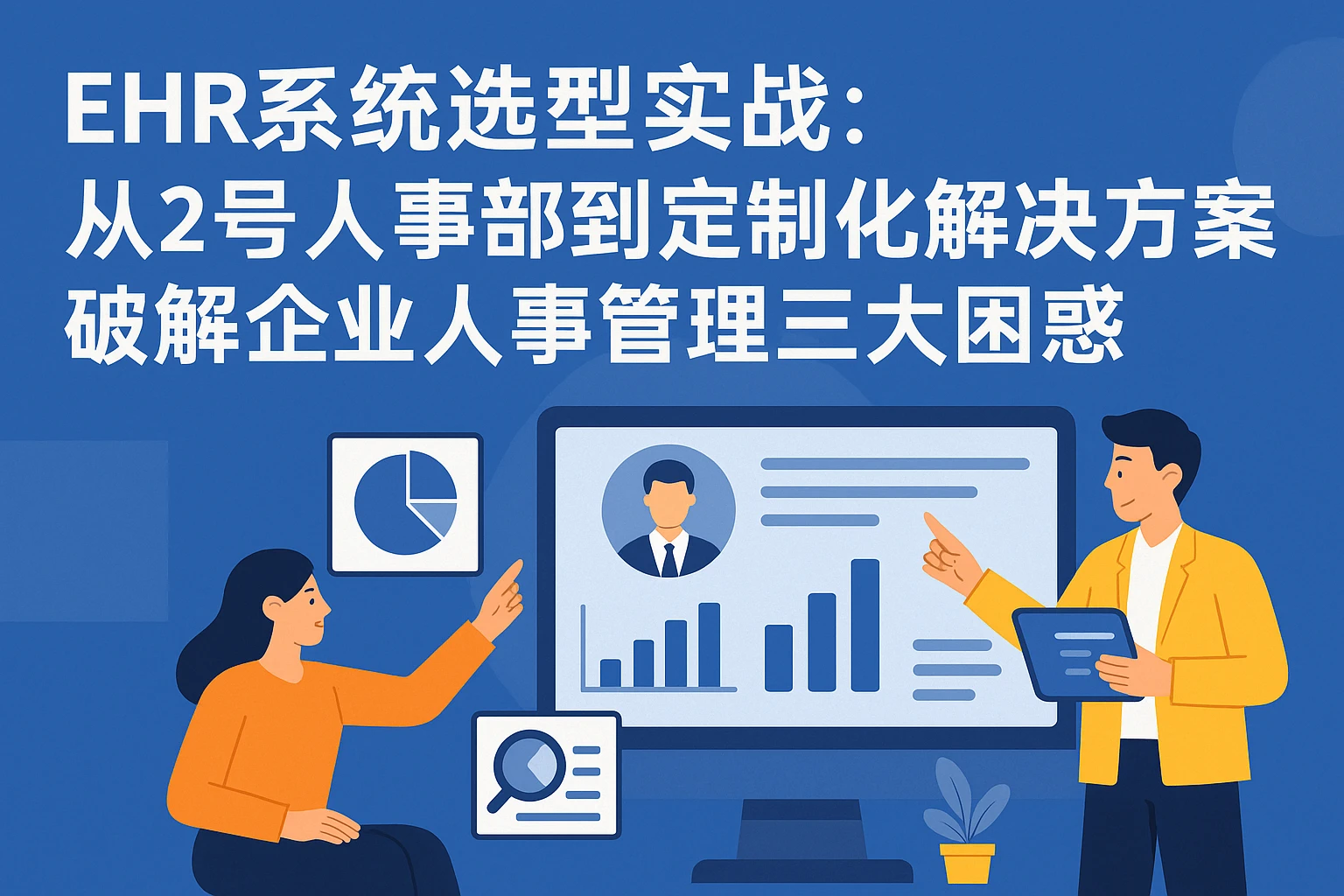 EHR系统选型实战：从2号人事部到定制化解决方案，破解企业人事管理三大困惑