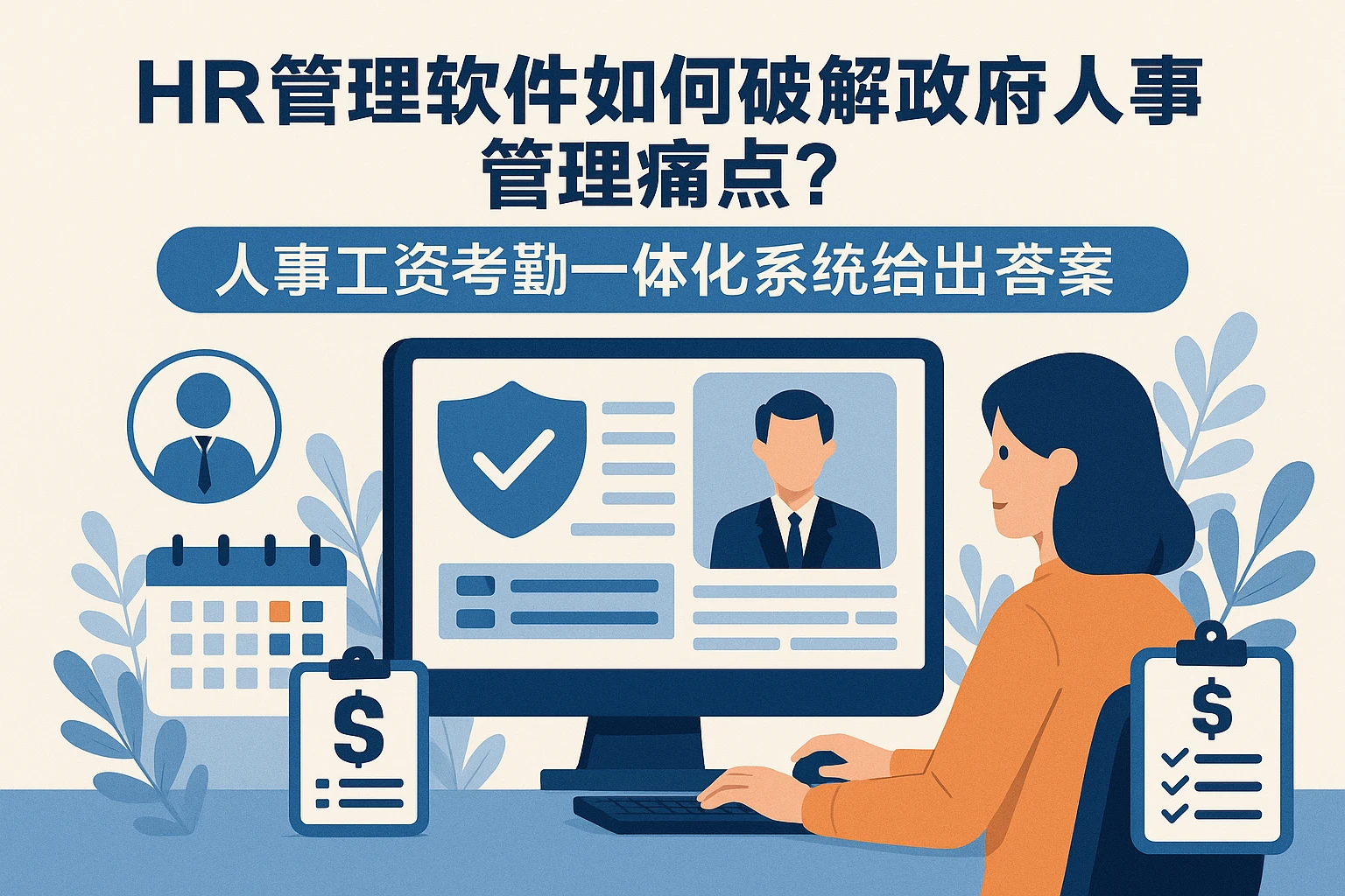 HR管理软件如何破解政府人事管理痛点？人事工资考勤一体化系统给出答案