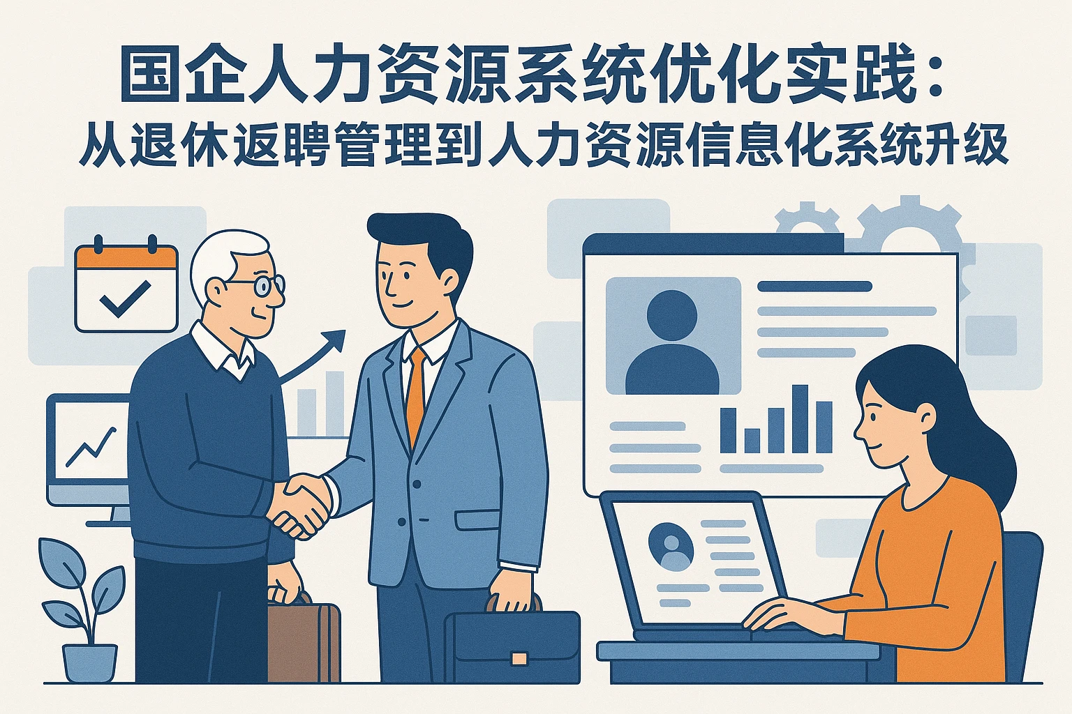 国企人力资源系统优化实践：从退休返聘管理到人力资源信息化系统升级