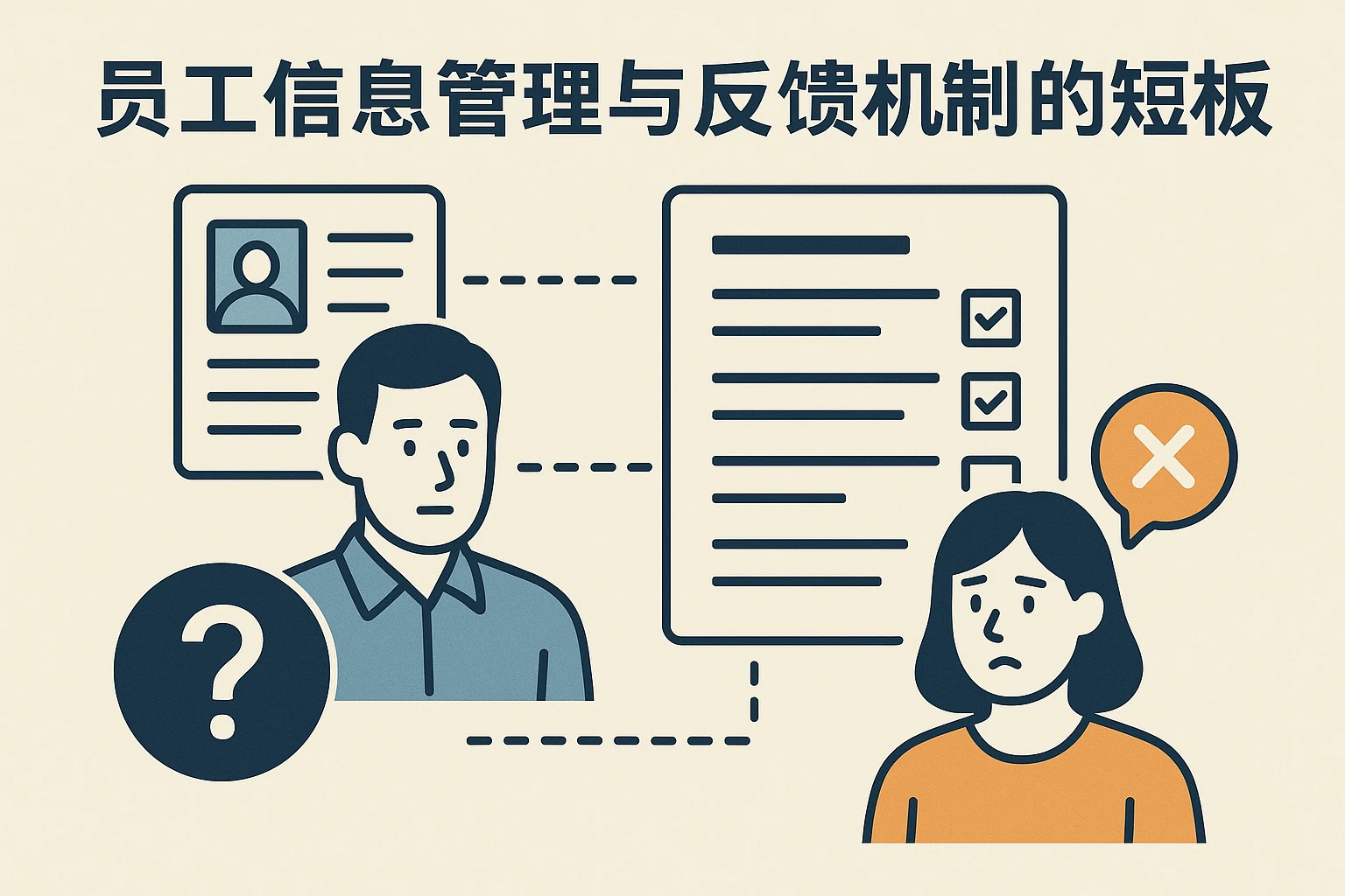 员工信息管理与反馈机制的短板