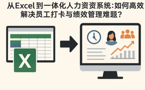 从Excel到一体化人力资源系统：如何高效解决员工打卡与绩效管理难题？