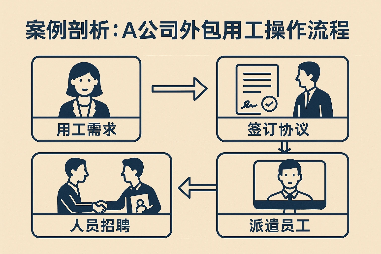 案例剖析：A公司外包用工操作流程