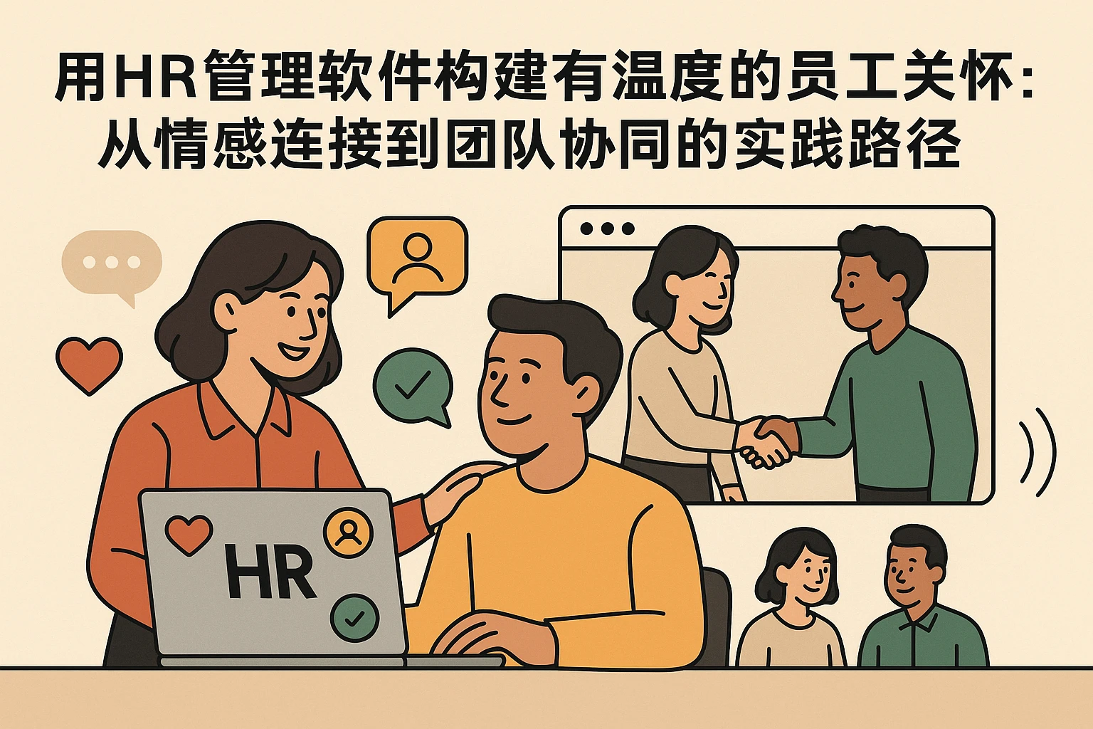 用HR管理软件构建有温度的员工关怀体系：从情感连接到团队协同的实践路径