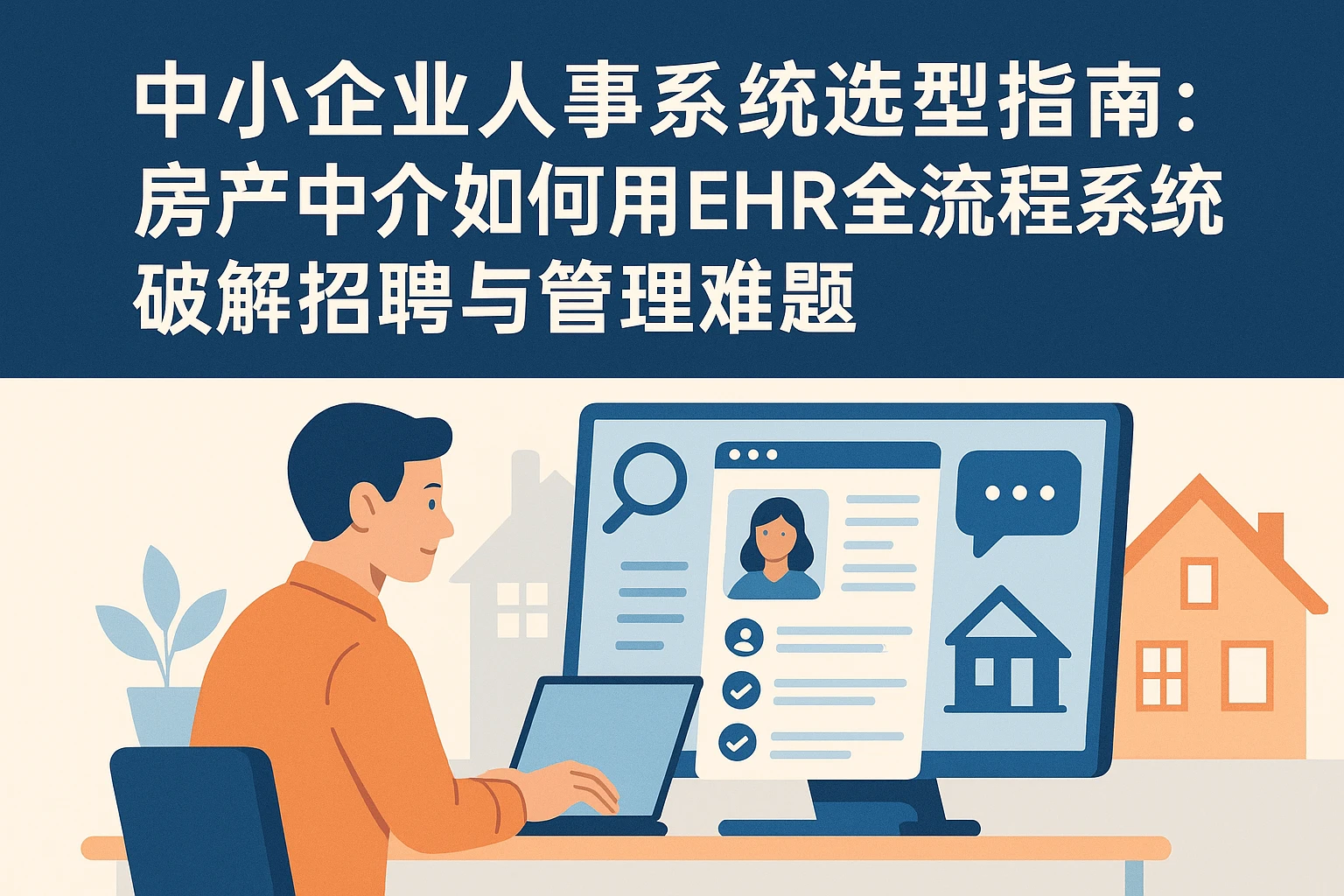 中小企业人事系统选型指南：房产中介如何用EHR全流程系统破解招聘与管理难题