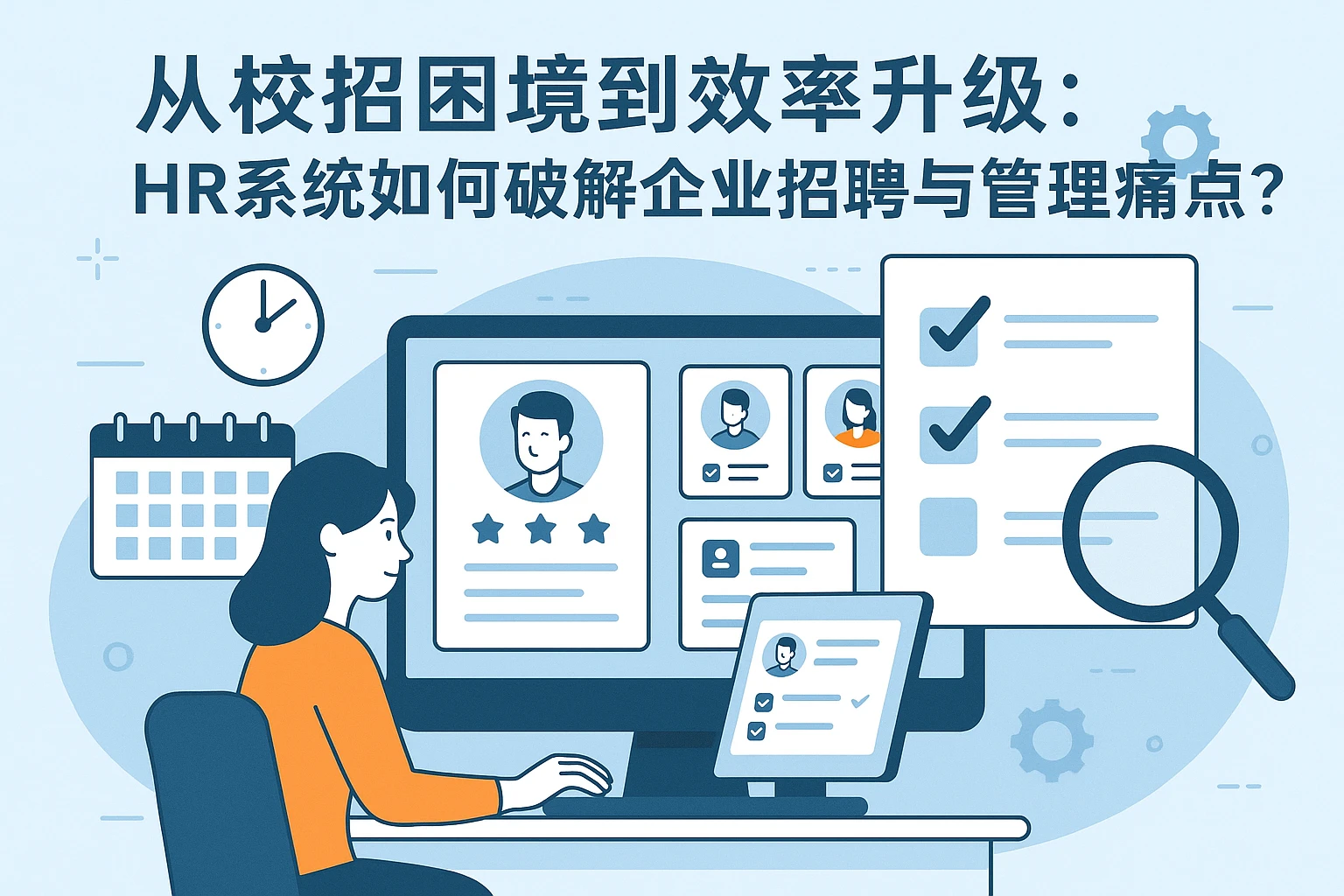 从校招困境到效率升级：HR系统如何破解企业招聘与管理痛点？