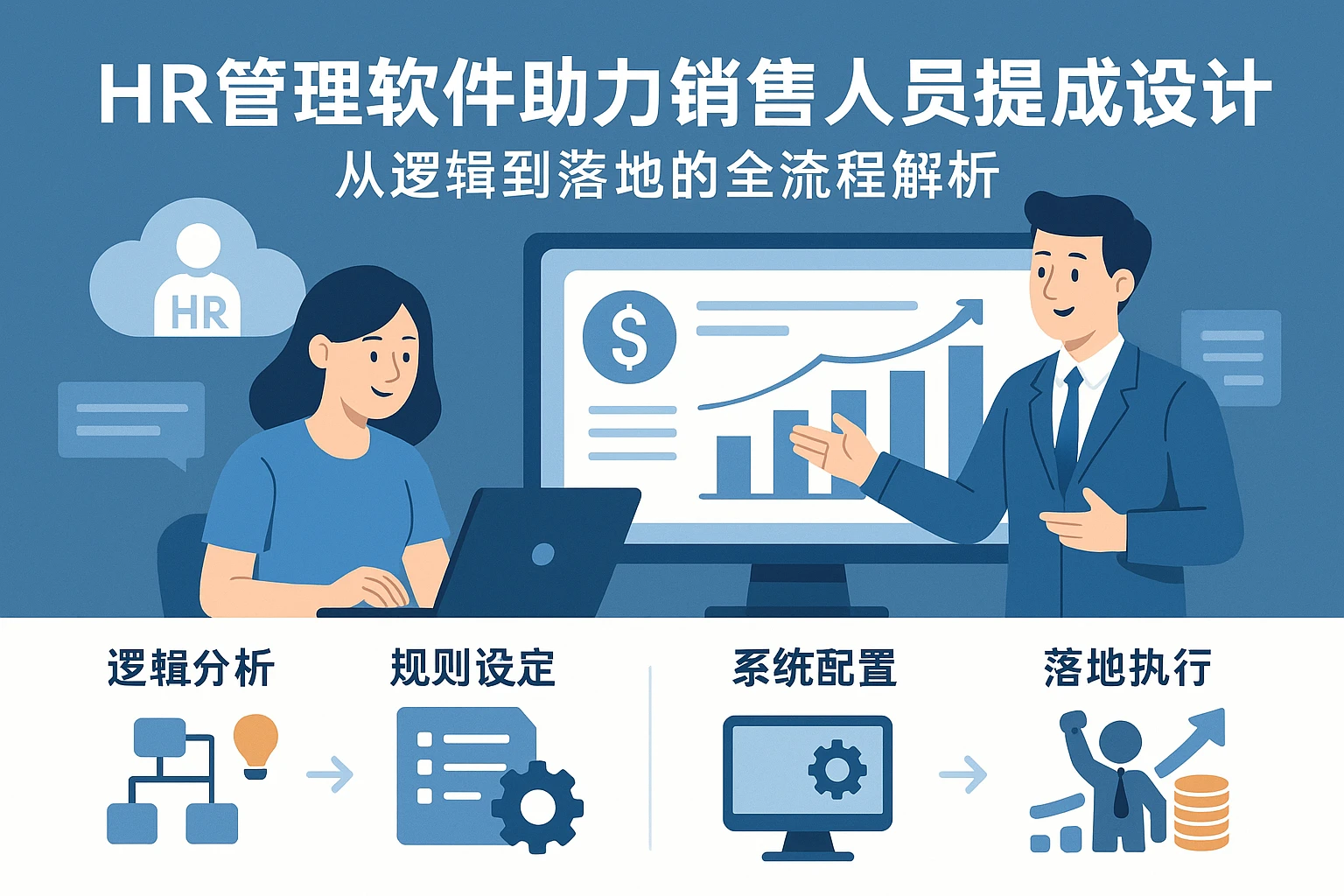 HR管理软件助力销售人员提成设计：从逻辑到落地的全流程解析