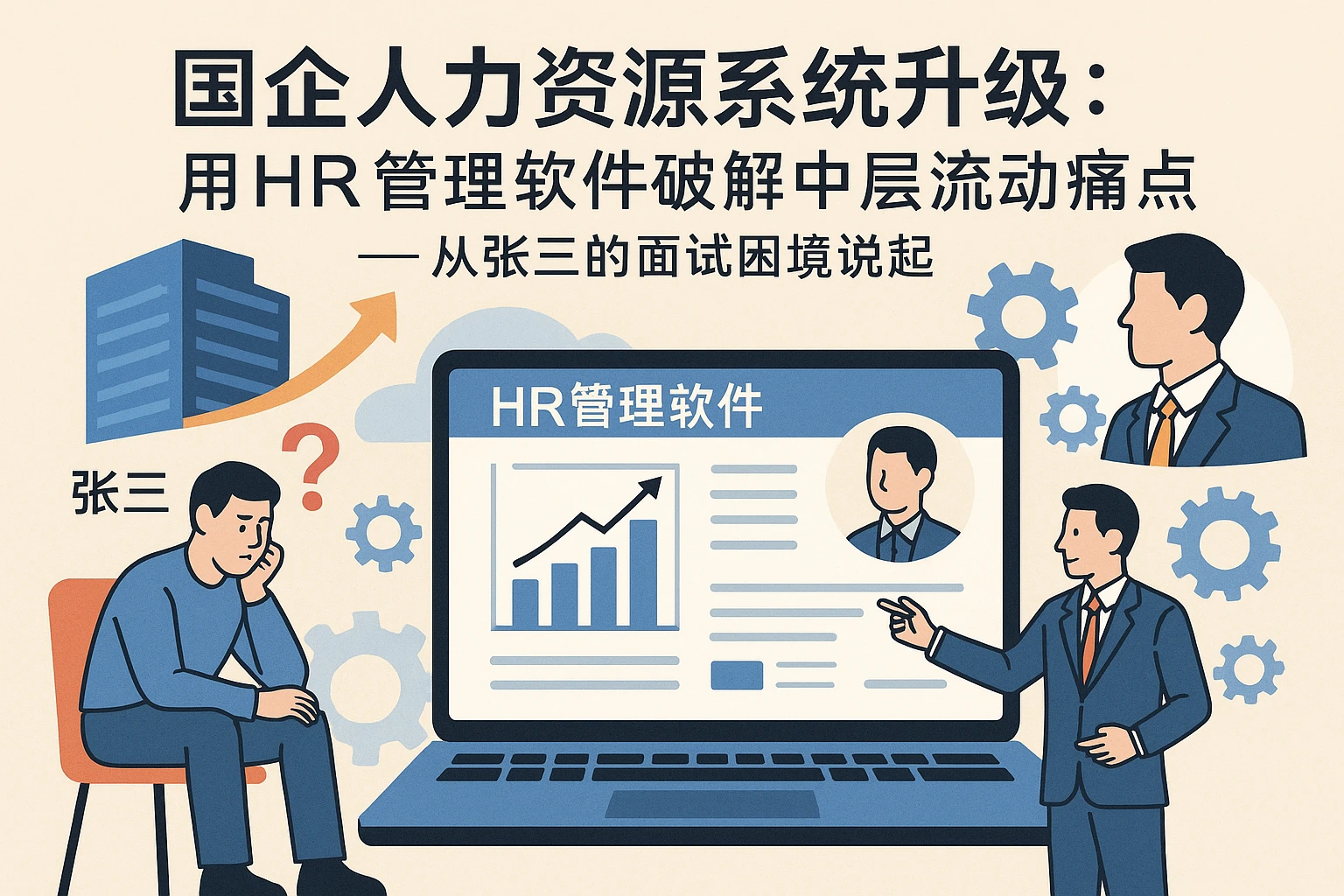 国企人力资源系统升级：用HR管理软件破解中层流动痛点——从张三的面试困境说起