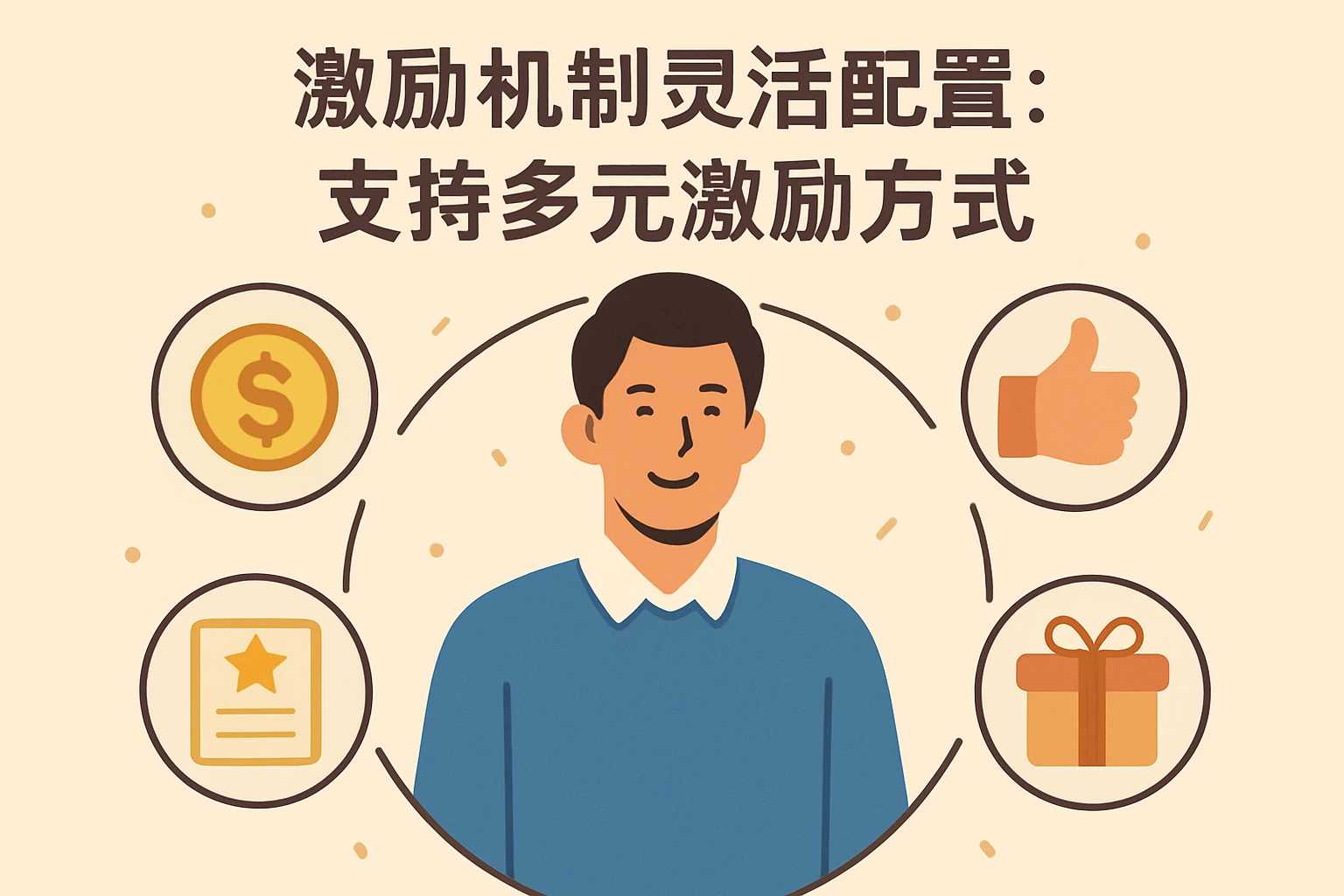 2. 激励机制灵活配置：支持多元激励方式