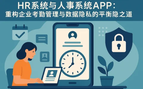 HR系统与人事系统APP：重构企业考勤管理与数据隐私的平衡之道