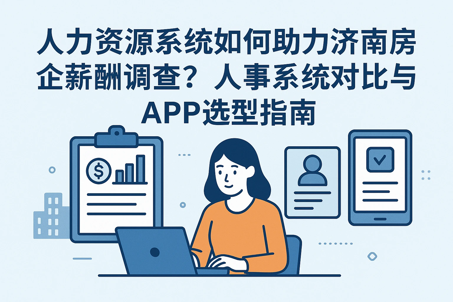 人力资源系统如何助力济南房企薪酬调查？人事系统对比与APP选型指南