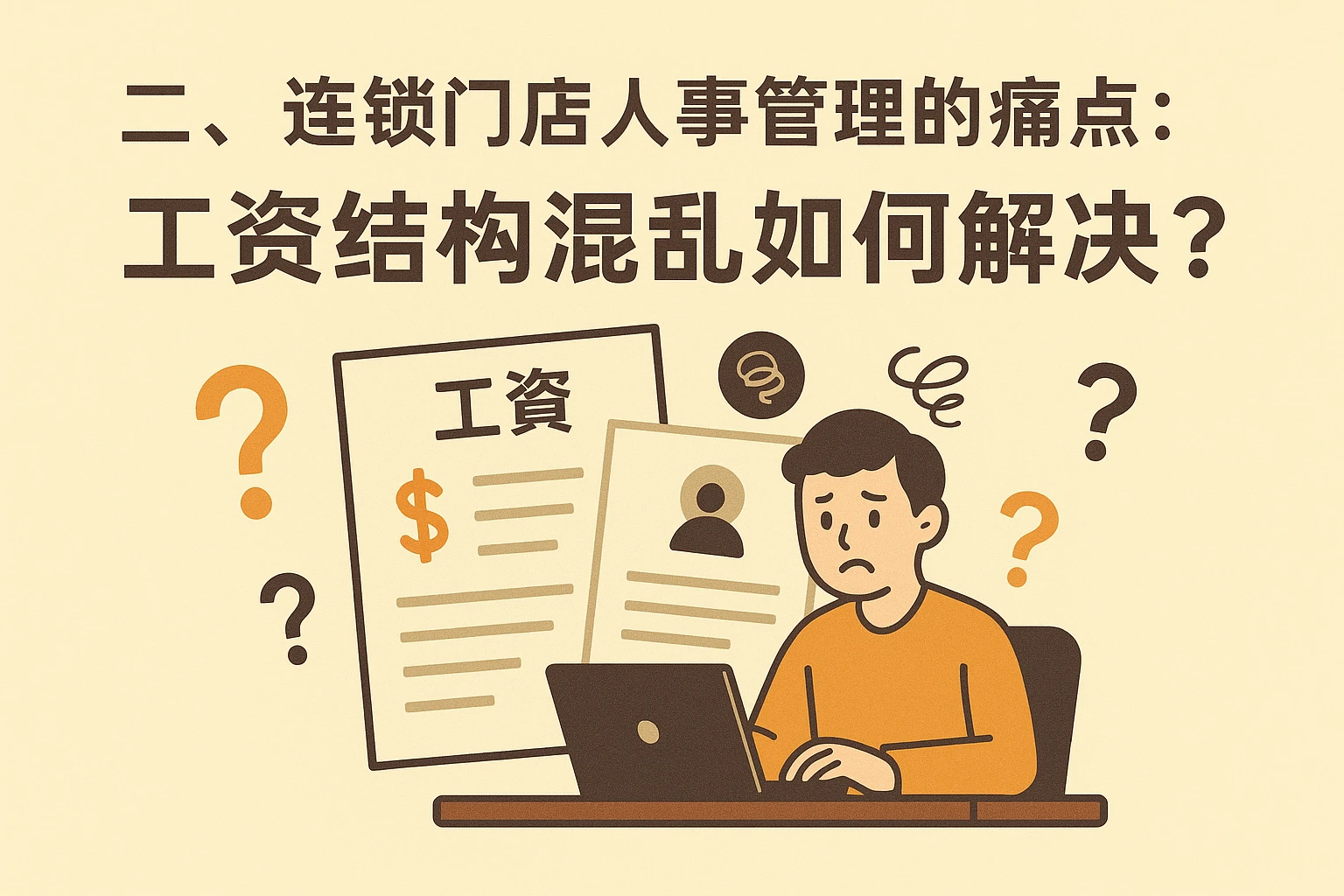 二、连锁门店人事管理的痛点：工资结构混乱如何解决？