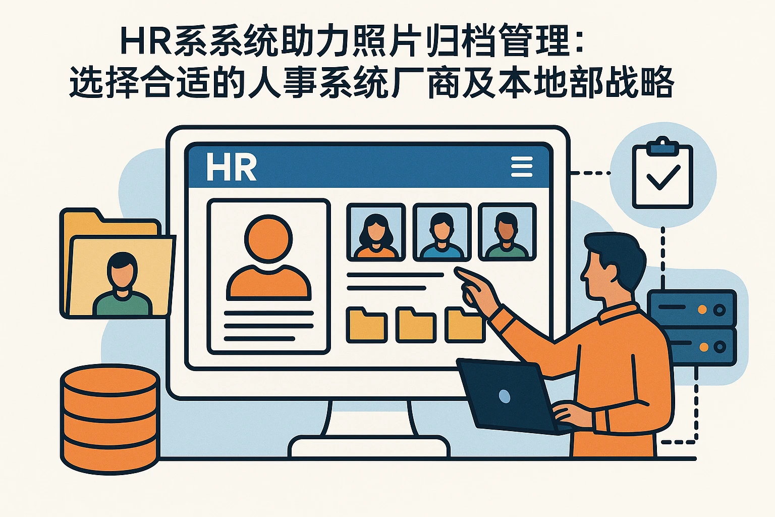 HR系统助力照片归档管理：选择合适的人事系统厂商及本地部署战略