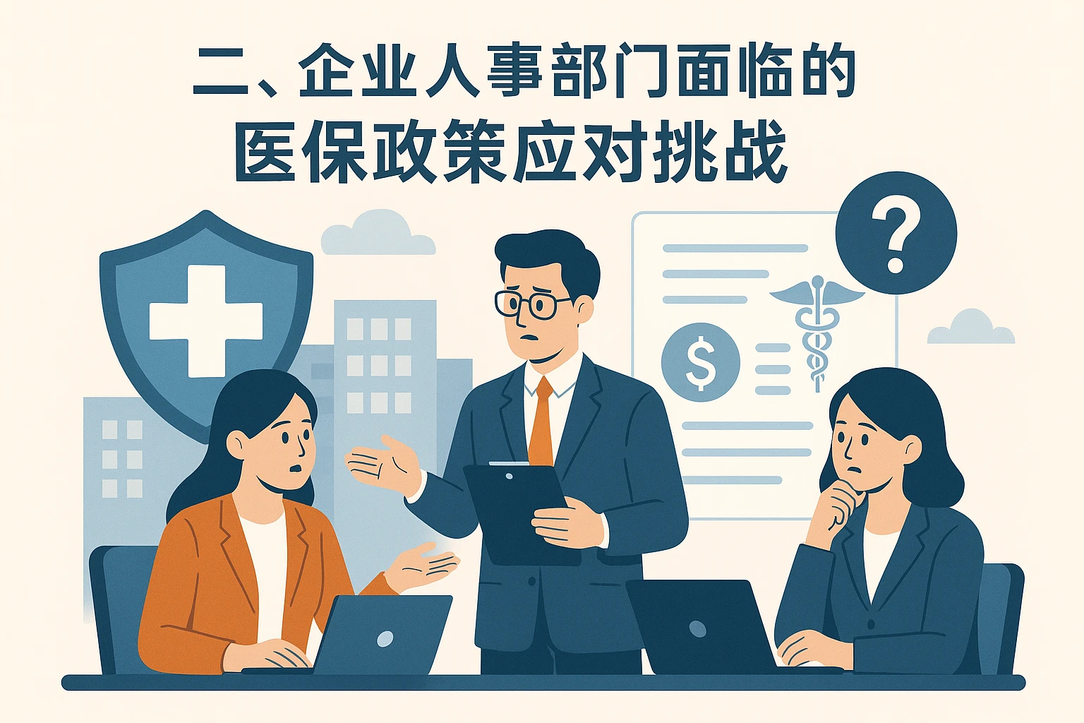 二、企业人事部门面临的医保政策应对挑战