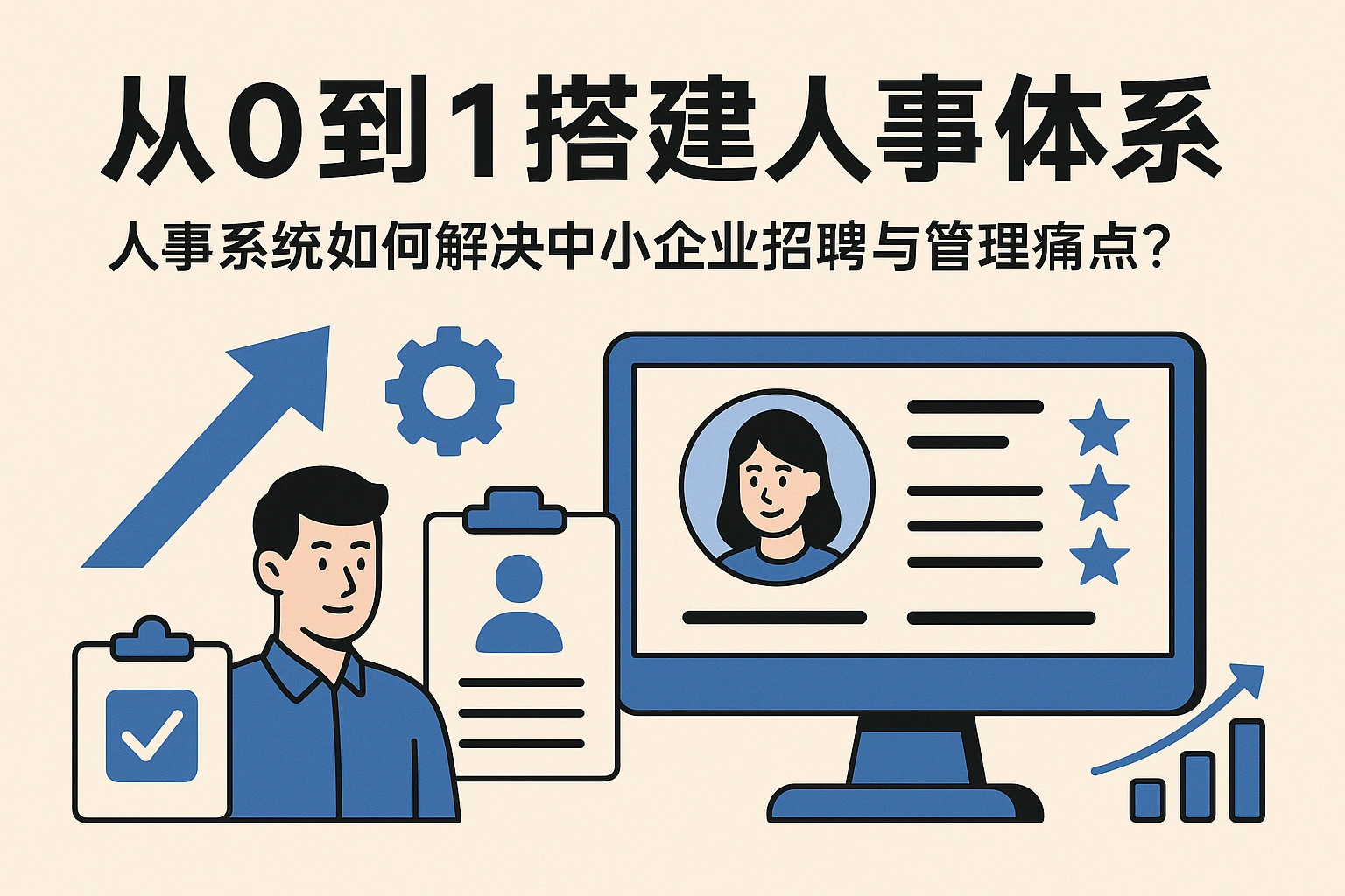 从0到1搭建人事体系：人事系统如何解决中小企业招聘与管理痛点？