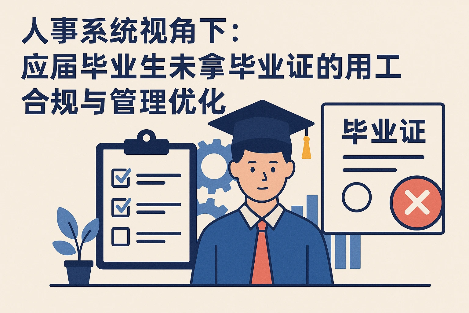 人事系统视角下：应届毕业生未拿毕业证的用工合规与管理优化