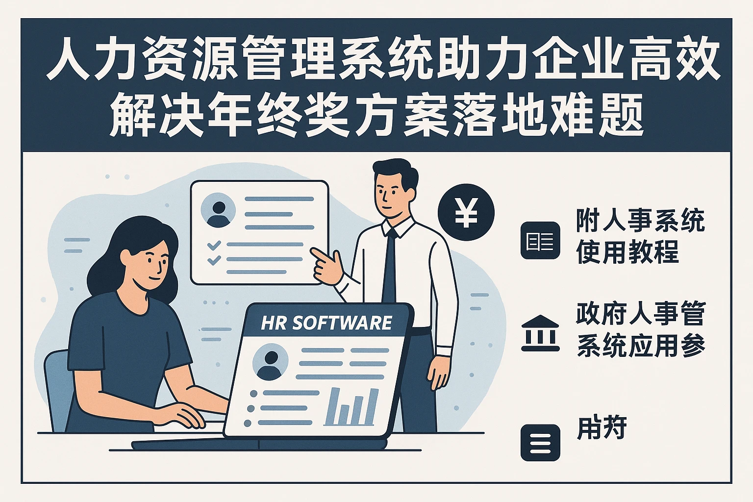 人力资源管理系统助力企业高效解决年终奖方案落地难题——附人事系统使用教程及政府人事管理系统应用参考