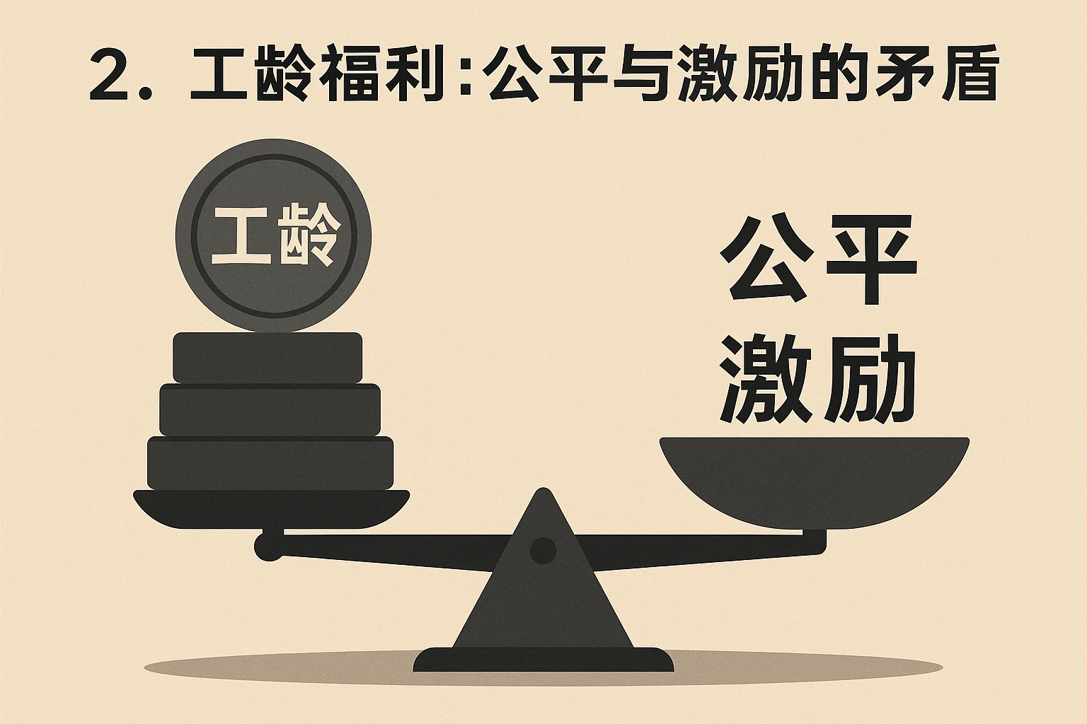 2. 工龄福利：公平与激励的矛盾