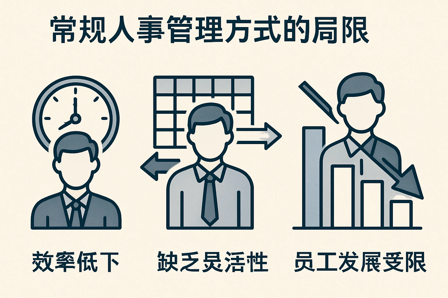 常规人事管理方式的局限