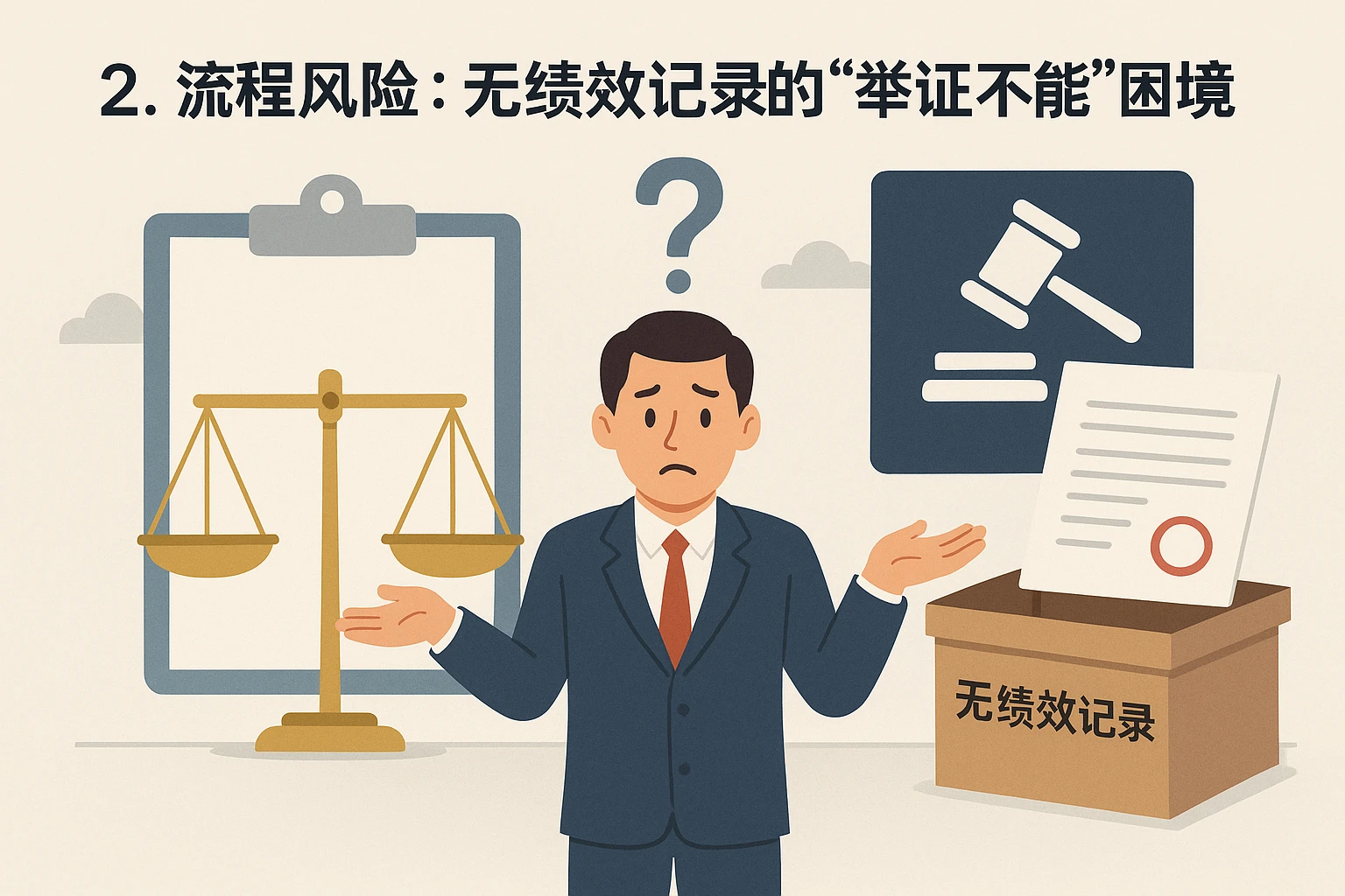 2. 流程风险：无绩效记录的“举证不能”困境