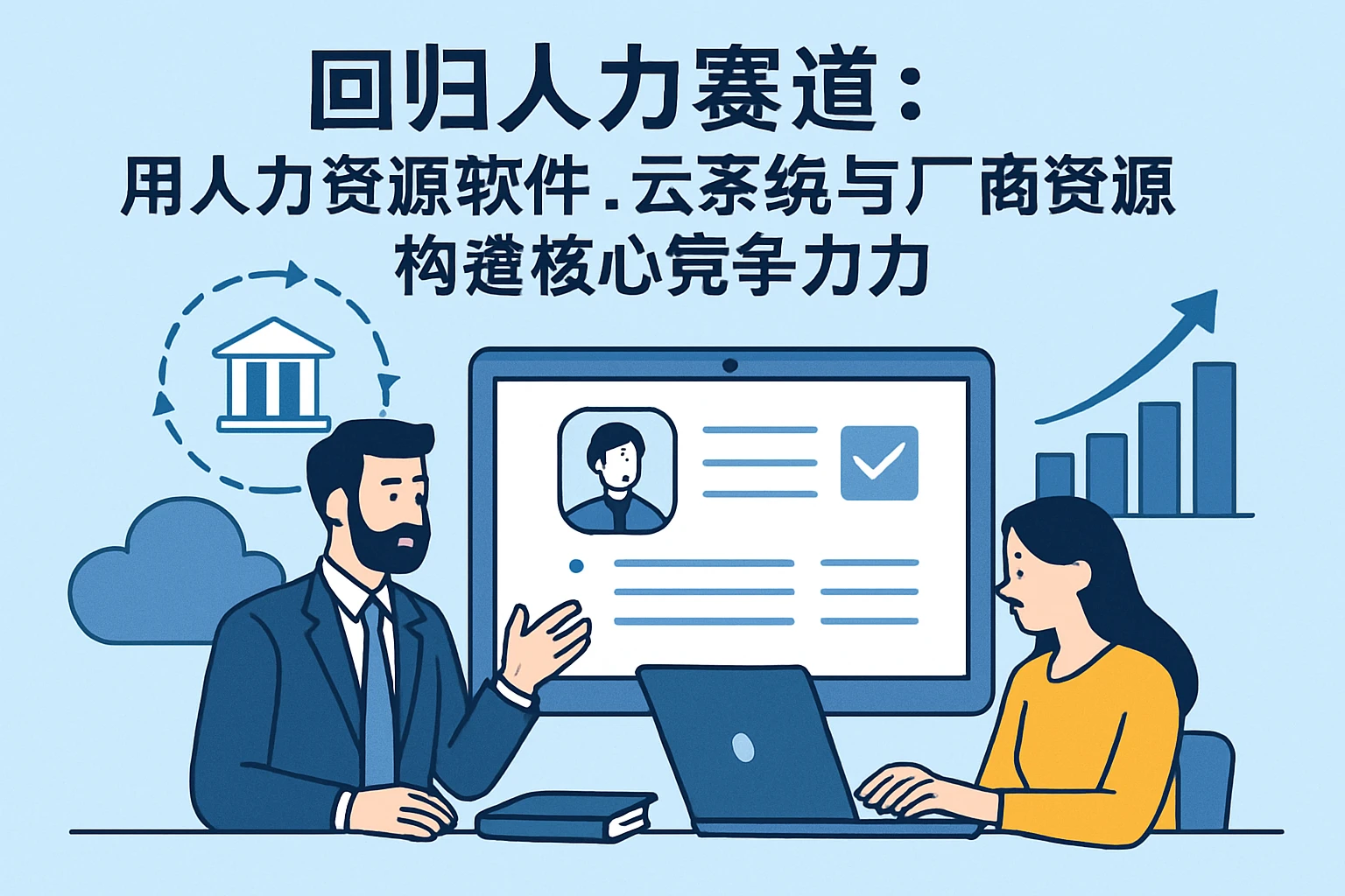 回归人力赛道：用人力资源软件、云系统与厂商资源构建核心竞争力