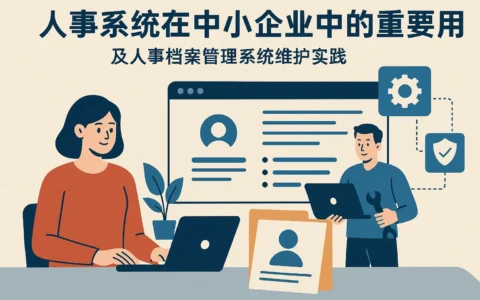 人事系统在中小企业中的重要作用及人事档案管理系统维护实践