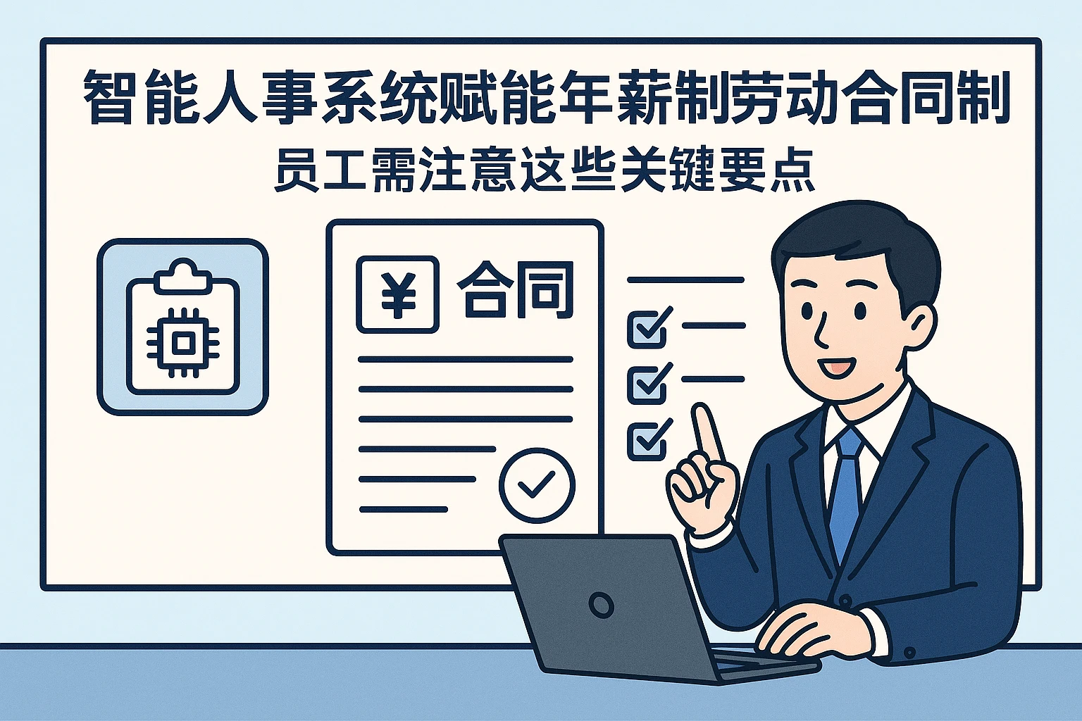 智能人事系统赋能年薪制劳动合同管理：员工需注意这些关键要点