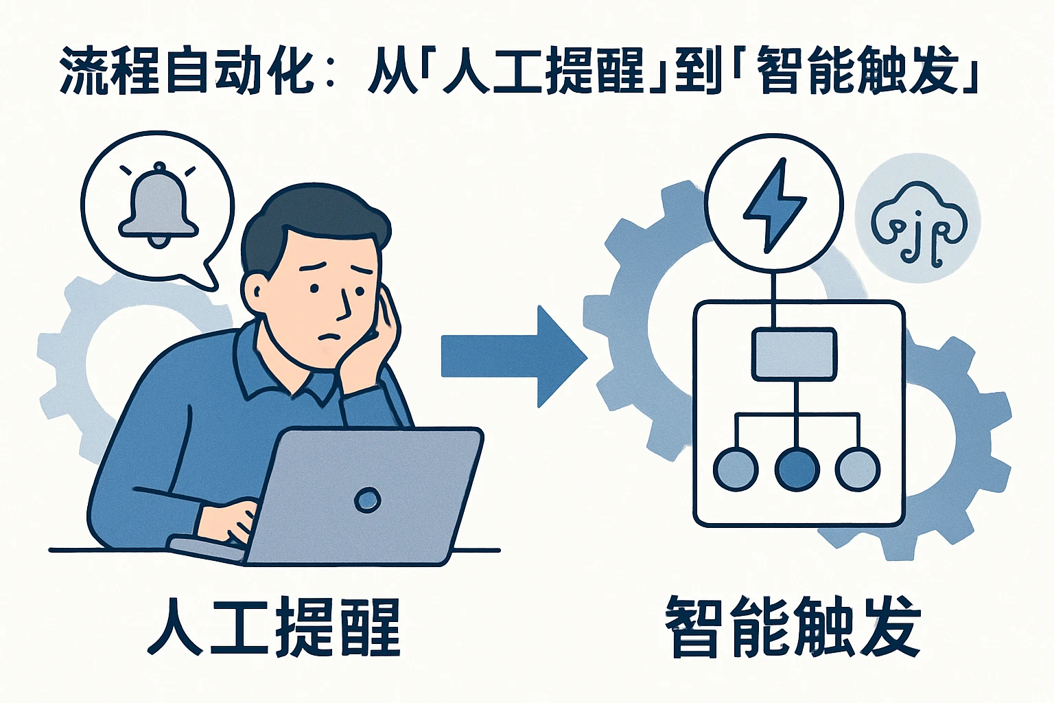 2. 流程自动化：从“人工提醒”到“智能触发”